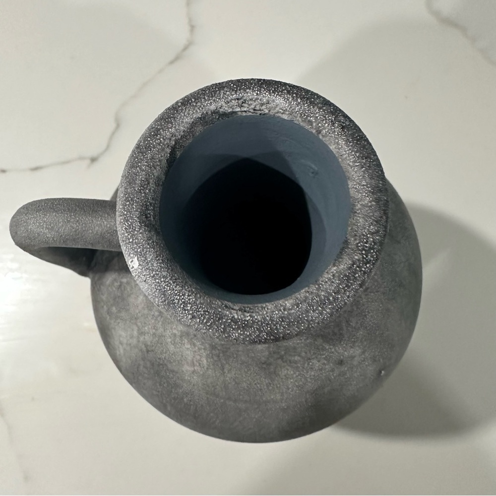 Anthropologie Amber Lewis Gray Ceramic Art Collection vase. - Picture 5 of 10